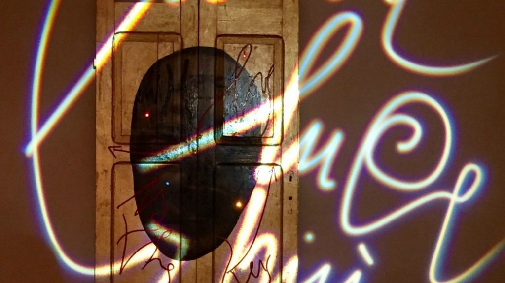 Marco Nereo Rotelli presenta "Capanno al mare in blu verbale" per Centodieci è Arte