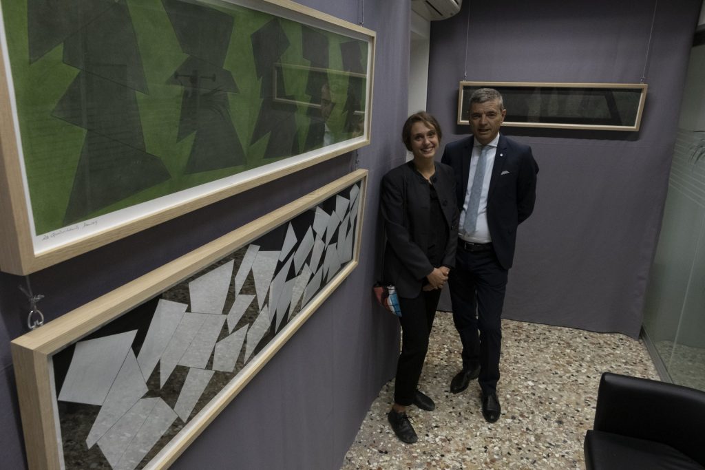 A Venezia le opere di David Tremlett, quadri come oggetti tridimensionali