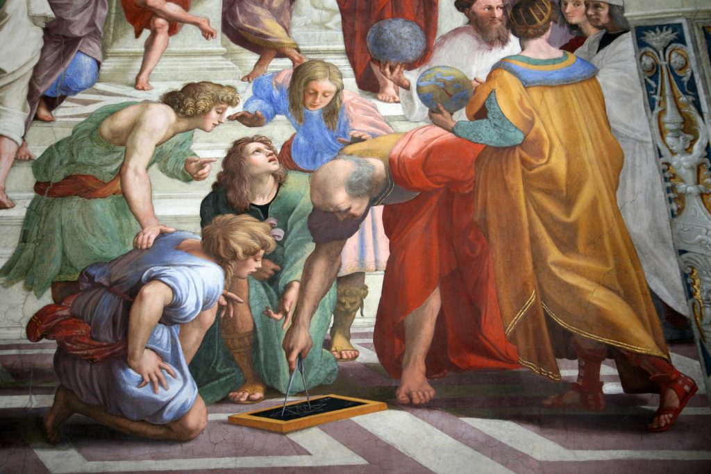 Raffaello è diventato grande (anche) grazie alla competizione con Michelangelo