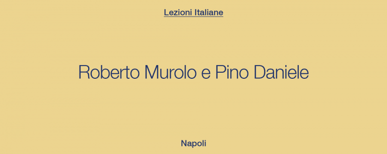 Immagine principale di: Note d'Italia – Napoli, Daniele Stefani canta Murolo e Pino Daniele
