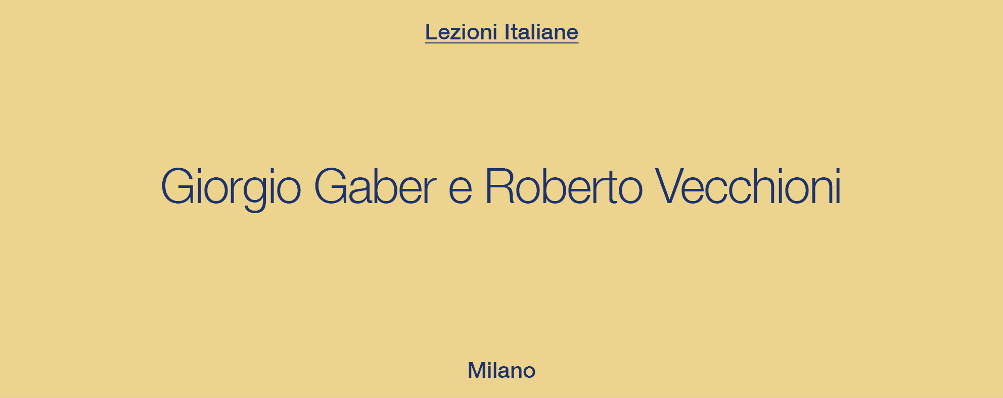 Note d’Italia – Milano, Daniele Stefani canta Gaber e Vecchioni