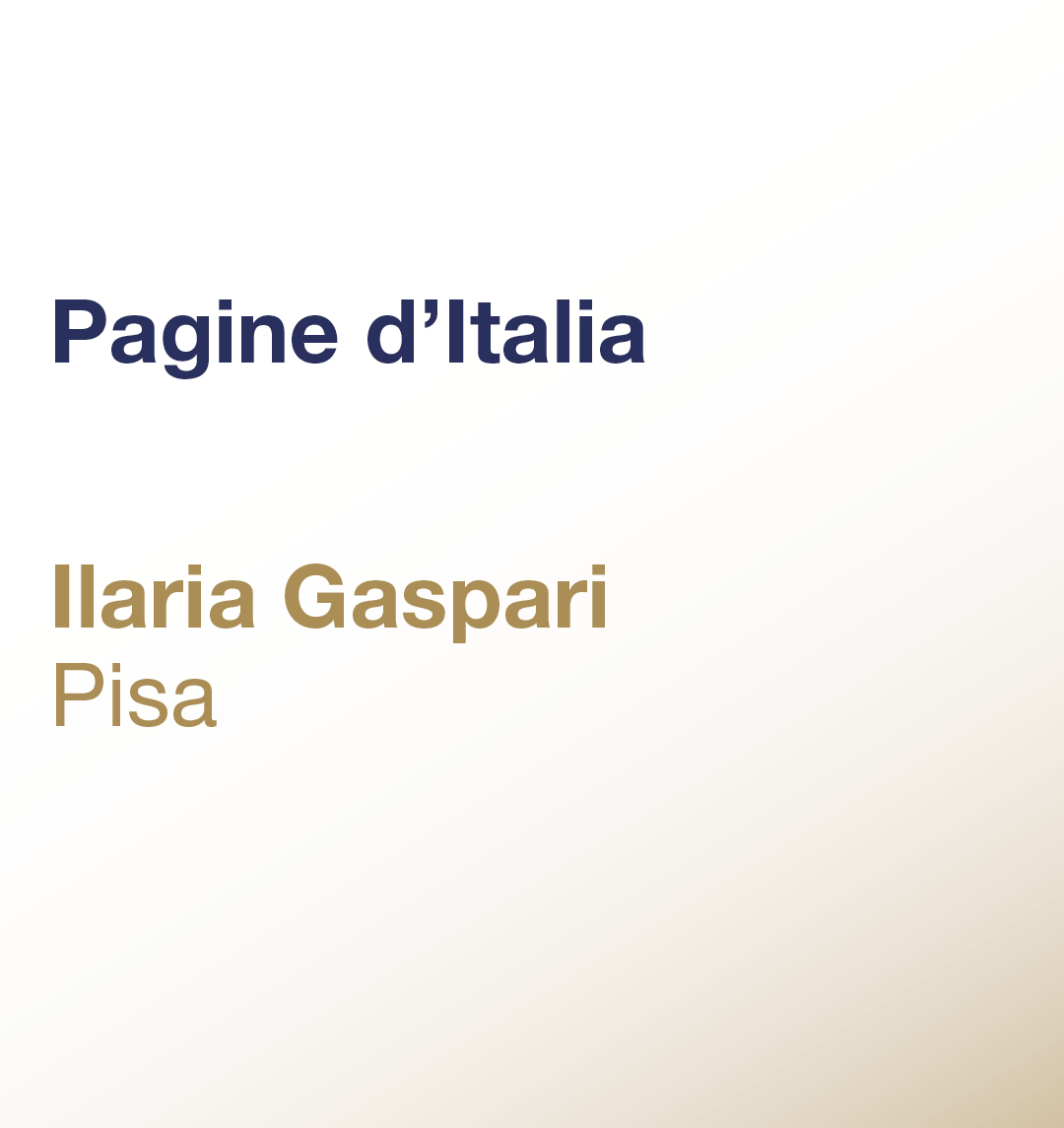 Pagine d’Italia – Ilaria Gaspari – Pisa