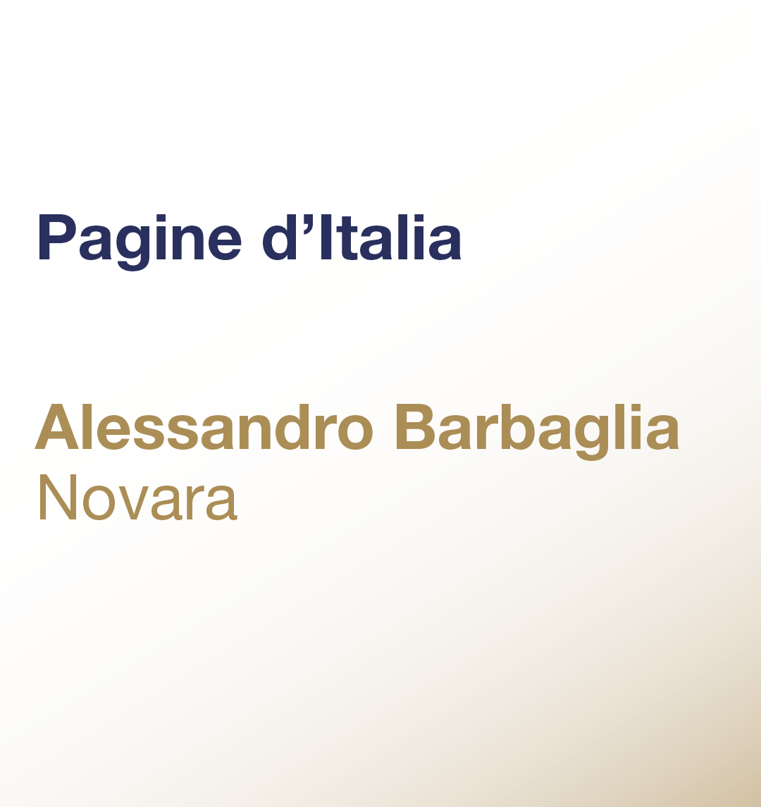 Pagine d’Italia – Alessandro Barbaglia – Novara