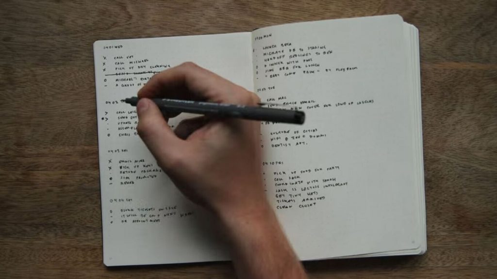 Sviluppo personale: come organizzare la giornata con Bullet Journal e MIT
